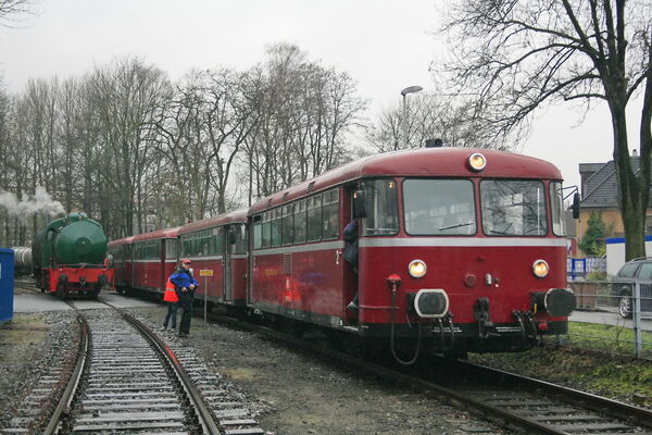 Schienenbus bei Sasol in Herne