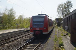 Bahnhof Erkelenz von der Gleisseite