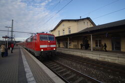 Bahnhof Herzogenrath von der Gleisseite